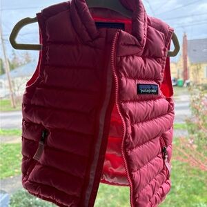 Patagonia Kids Quilted Vest - Vibrant Pink